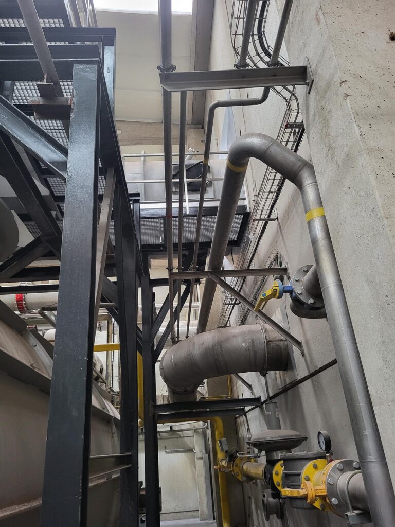 Salida camara torsional